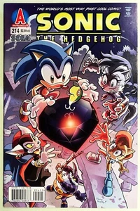 SONIC The HEDGEHOG Comic Book #214 August 2010 First Edit Bagged & Boarded NEW - Picture 1 of 3