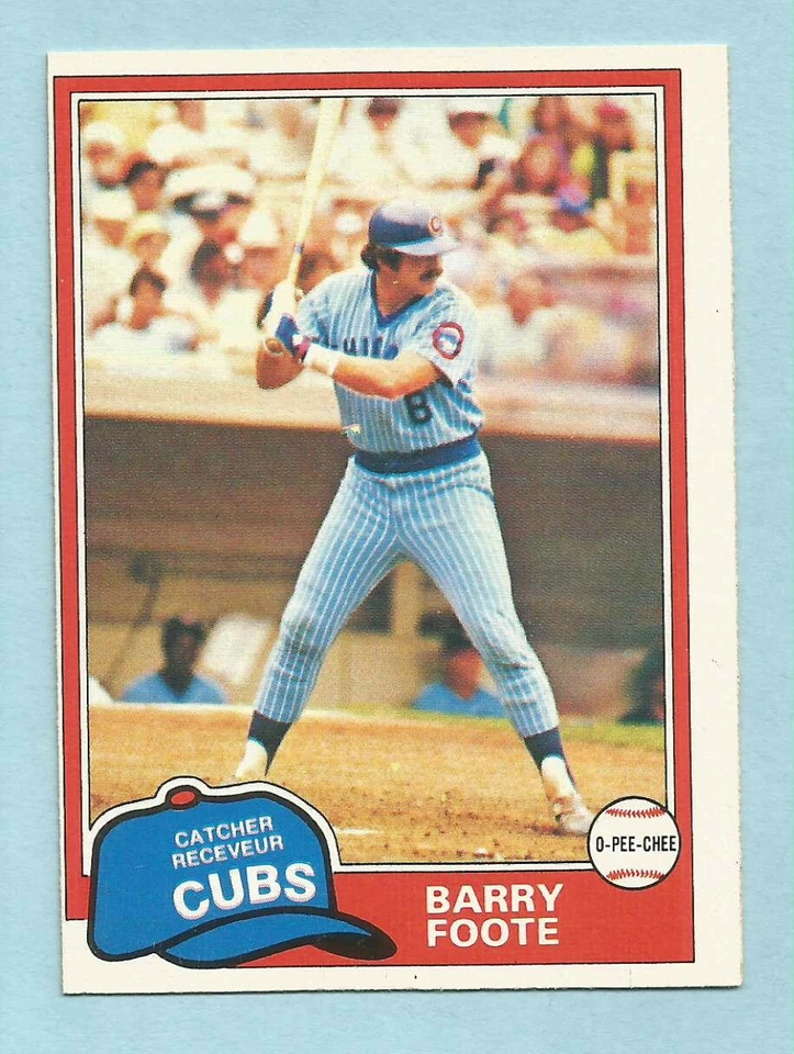 1981 OPC O-Pee-Chee Baseball Barry Foote #305 Chicago Cubs NM/MT - Image 1 of 1