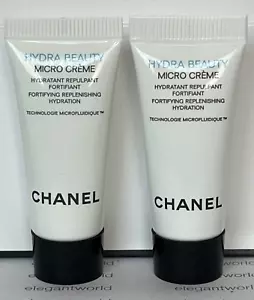 2 x Chanel Hydra Beauty MICRO CREME Reisegröße 5ml/0,17oz je NEU AUTHENTISCH - Bild 1 von 2