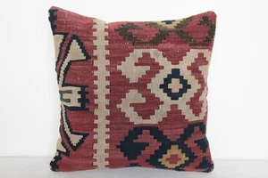 Antikes Killim Kissen, Couchkissen, Vintage Kissen, Freizeitkissen, Kissenhülle - Bild 1 von 8