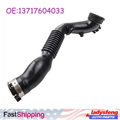 13717604033 New Air Intake Duct Hose Pipe for BMW X4 X3 M235i 335i xDrive - Imagem 1 de 4