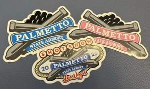 3 Palmetto State Armory Glossy Sticker FIREARM Tactical SHOT SHOW 2025 Las Vegas - Picture 1 of 9