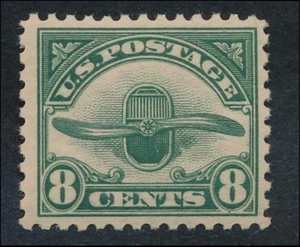 UNITED STATES (US) C4 MINT F-VF NH 8c PROPELLER - Picture 1 of 2