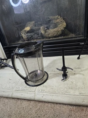 Mezclador de fiesta Nuwave pieza de repuesto jarra 48 oz con tapa y hoja Foto 1 de 4