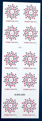 SoCo Stamps US Scott #5131a Patriotic Stars Booklet of 10 - 2016 MNH - Image 1 of 2