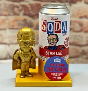Funko Soda - Stan Lee Gold Chase with Free Soda Coaster - Marvel Comics - Picture 1 of 8