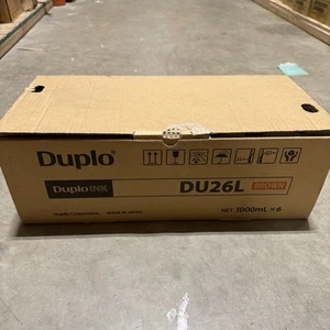 DUPLO DP-U950 DU26L Original INK Brown 1000ML X3 Cartridge DP-J450 / DP-U550 - Afbeelding 1 van 2