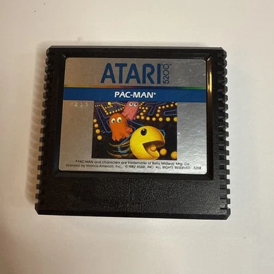 Vintage 1985 Pac-Man Atari 5200 Video Game  Cart Only Untested - Image 1 of 4