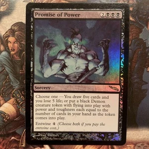 Magic: The Gathering Foil Promise of Power Card, Used, Play Condition - Picture 1 of 2
