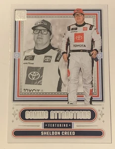 2025 Panini Donruss Racing - COMING ATTRACTIONS - #10 Sheldon Creed Card - Picture 1 of 2