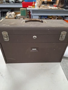 Kennedy # 520 Machinist Tool Chest 7 Drawer Toolbox with Key Excellent Early 80s - Picture 1 of 18