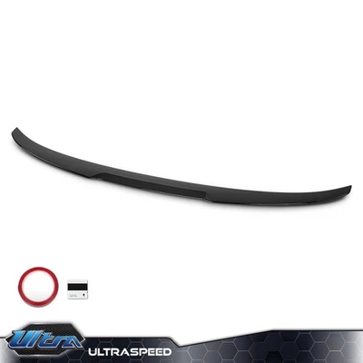 Rear Spoiler Wing M4 Style Gloss Black Fit For 2010-2016 BMW 5 Series F10 F18 - Image 1 of 4