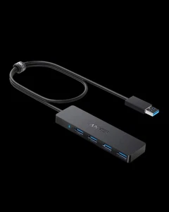 NEW Anker A7516 4-in-1 USB 3.0 Hub to 4 USB3.0 Ports - Black - Picture 1 of 1