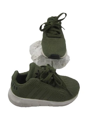 Adidas Swift Run C Unisex Bebé Zapatos Verde Material Transpirable Talla 6k Foto 1 de 4