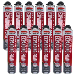 12 x espuma expansiva grado pistola Soudal 750 ml - Imagen 1 de 3
