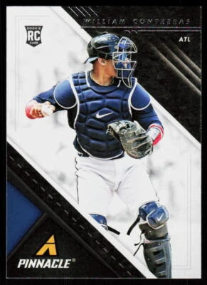 2021 Panini Chronicles William Contreras #14 BASEBALL Atlanta Braves RC Pinnacle - Image 1 of 2