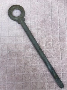 5/8”-11 x 10” Long Eye Bolt Eyebolt Forged Zinc Plated “Chicago” Made In USA NOS - Picture 1 of 4