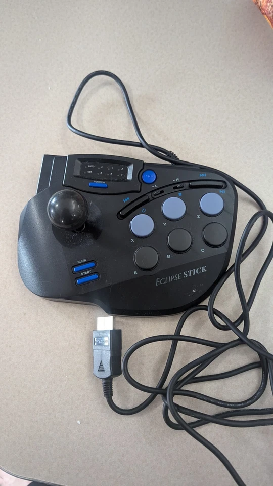 Eclipse Stick SV-462A Wired Joystick for Sega Saturn. Tested - Image 1 of 1