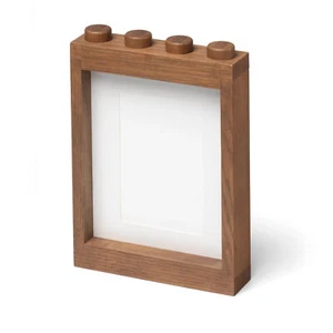 LEGO Storage Products: 41130901 Picture Frame Wooden Oak Dark Stained NEW - Zdjęcie 1 z 7