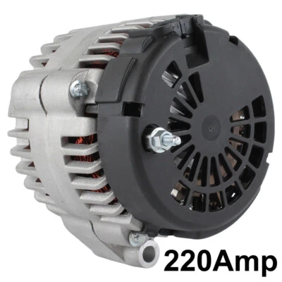 NEW 220AMP ALTERNATOR FITS CHEVROLET EXPRESS 1500 2500 3500 2001-2004 19244731 - Image 1 of 2