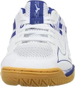 81GA2220 Mizuno Table Tennis Shoes Wave Kaiserburg 7 White / Blue 81GA2220 US7 - Picture 1 of 6