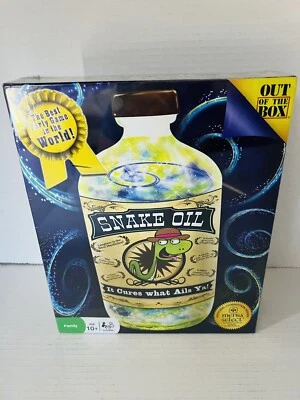 Hasbro SNAKE OIL It Cures What Ails Ya! Fun Family Party Card Game 10+ SEALED - Image 1 of 2