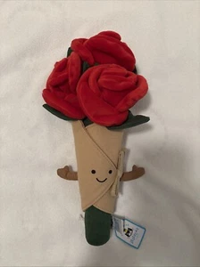 Jellycat - Amuseables Rose Bouquet New With Tags 2025 Valentines Day AUTHENTIC - Picture 1 of 4