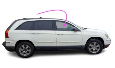 Подходит для:04-2008 Chrysler Pacifica ламинированное стекло для правой передней двери пассажира - Изображение 1 из 4