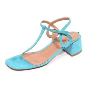 G4780 infradito donna A.BOCCA light blue suede sandals woman - Imagen 1 de 4