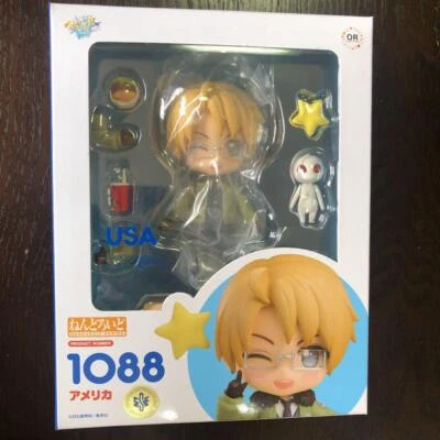 【Auténtico】Figura de acción Nendoroid Hetalia WorldStars America Medicom ABS PVC FS Foto 1 de 4