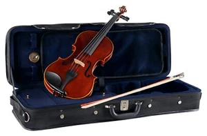 Brioso Violinenset 4/4 Violine Geige Koffer Bogen Fichte Ahorn Set Anfänger Case - Bild 1 von 10