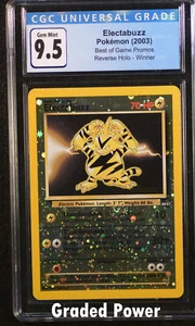 Promo Electabuzz Best of Game Promo CGC 9 Winner (0116) Pokemon - Picture 1 of 1
