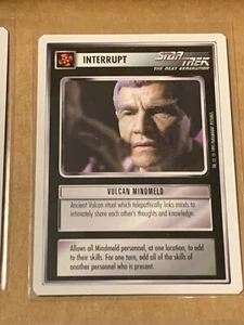  Star Trek CCG Beta WB 1995 Vulcan Mindmeld - Picture 1 of 2