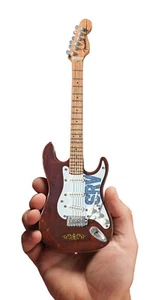 SRV Guitar Lenny Stevie Ray Vaughn Stratocaster Fender Mini Guitar by AXE HEAVEN - Picture 1 of 7