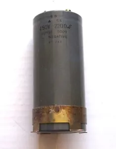 CAPACITOR 450V 2200uf SURGE 500V - Imagen 1 de 5