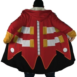 Eggman Sonic Hooded Cloak Coatt | Unique & Stylish Fantasy Apparel 2024 - Picture 1 of 6