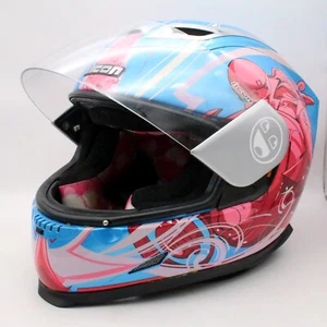 Icon Siren Airframe Full Face Motorcycle Helmet XS Extra Small Fog Free - NICE - Picture 1 of 14