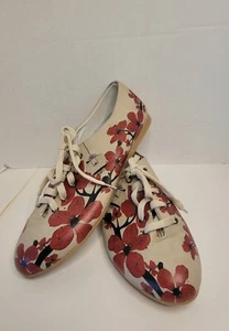 GOBY Blumen Ballerinas Schuhe Gr. EU 40 US 39 (8) BH 38 handbemalt Blüten  - Bild 1 von 7