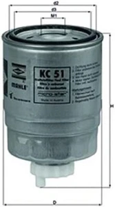 Filtre à carburant KNECHT KC51 - Photo 1 sur 1