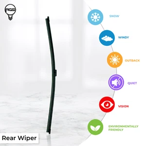 Rear Windscreen Wiper Aerodynamic for Skoda Octavia 2007 2008 2009 2010 - Picture 1 of 10
