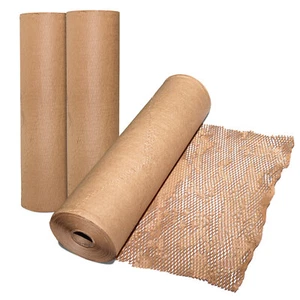 3Roll 20’’x328 Feet Honeycomb Packing Paper Wrap ECO for Moving Shipping Packing - Picture 1 of 7