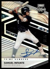 2020 Panini Elite Extra Edition Samuel Infante Auto Washington #71