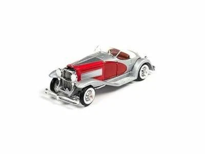 Coche Duesenberg SSJ Speedster 1935 plateado escala 1:64 - Racing Champions RCCP1007~ Foto 1 de 3