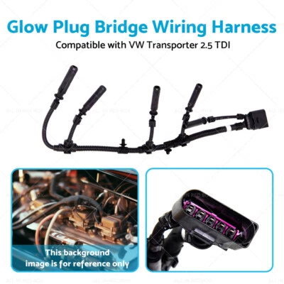 Suitable for VW Transporter 2.5 03-10 Glow Plug Bridge Wiring Harness 070971277B - image 1 of 4