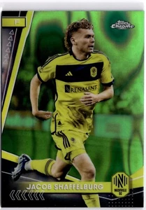Jacob Shaffelburg 2024 Topps Chrome MLS Green Lava Refractor #173 Nashville SC - Picture 1 of 2