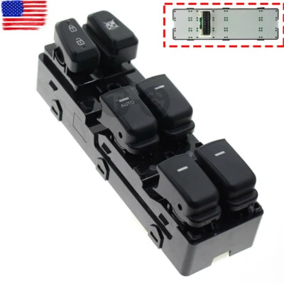 Front Left Driver Side Window Switch for Hyundai Sonata 1.6L 2.4L 2.0L 1998CC  - Image 1 of 4