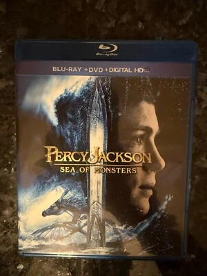 Percy Jackson: Sea of Monsters  (Blu-ray, 2013)  w/ DVD - VERY GOOD - Image 1 of 3
