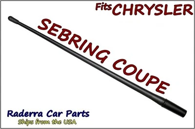 Se adapta a: Chrysler Sebring 2001-2005 cupé - 13" mástil de antena de goma flexible corto Foto 1 de 2