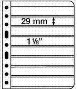 Lighthouse Vario Stamp Storage Pages-8S-8 to a Sheet-Black Back-2 sided - Bild 1 von 4