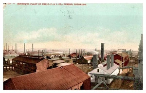 Postcard FACTORY SCENE Pueblo Colorado CO j/24 AR8039 - Bild 1 von 3